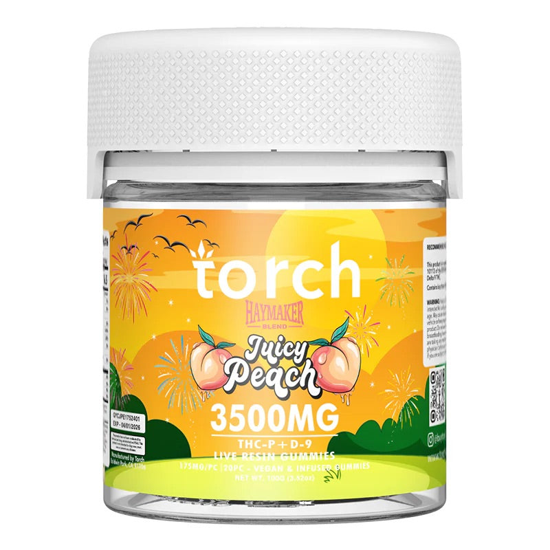 Juicy Peach Gummies | 20ct | 3500mg