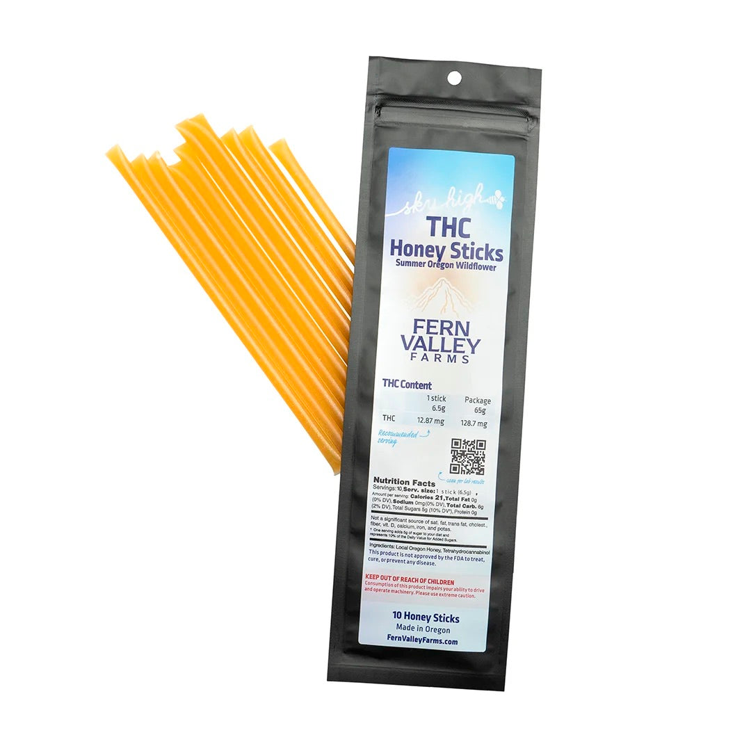 THC Honey Sticks – 12.87mg THC per Stick