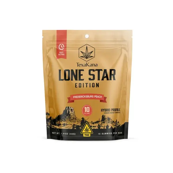 TexaKana Lone Star 10mg - Fredericksburg Peach