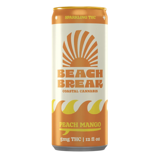 Peach Mango Low Dose THC Seltzer 5mg product image