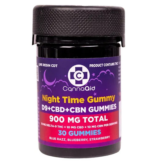 Night Time THC + CBD Gummies (30Ct)