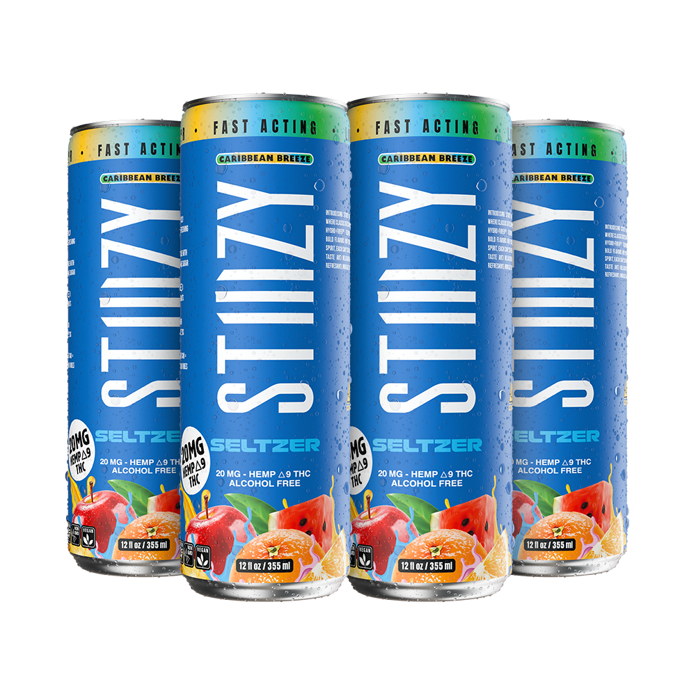 STIIIZY Caribbean Breeze Seltzer 20mg THC four-pack
