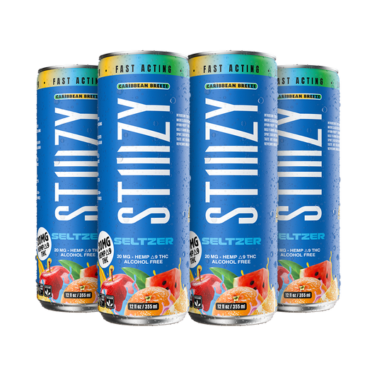 STIIIZY Caribbean Breeze Seltzer 20mg THC four-pack