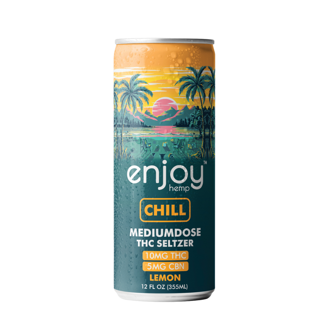Lemon THC Seltzer 10mg (Indica)