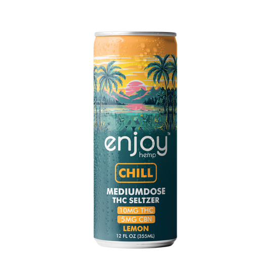 Lemon THC Seltzer 10mg (Indica)