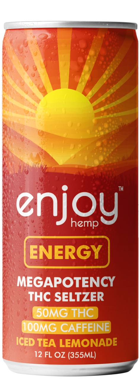 Iced Tea Lemonade Energy Delta 9 Seltzer, 50mg + 100mg Caffeine, 12 fl oz