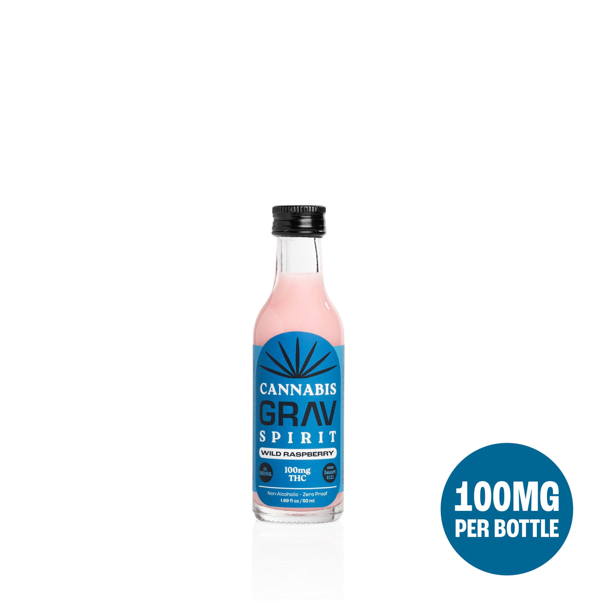Wild Raspberry Cannabis Spirit Shot 100mg