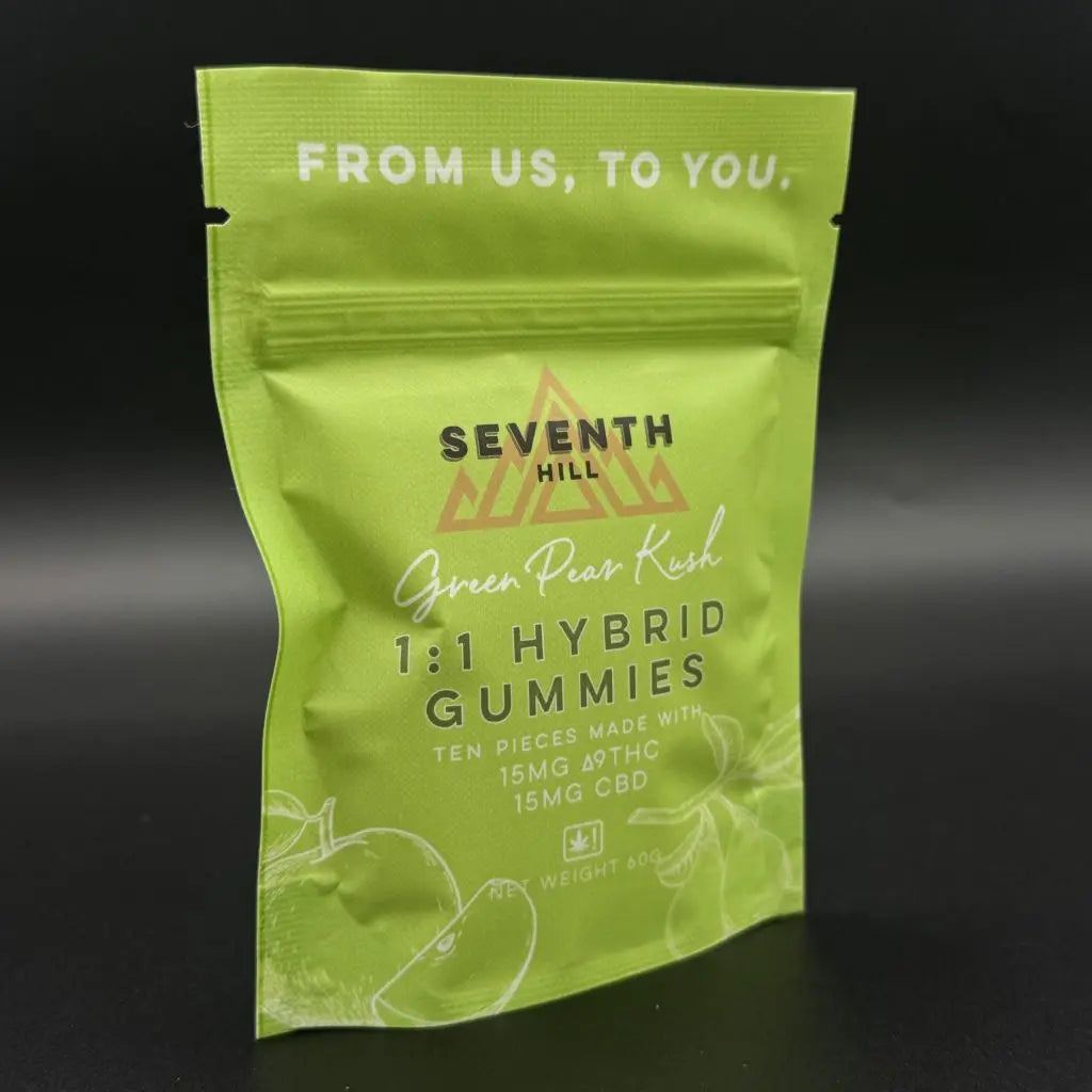 Green Pear Kush Delta 9 Gummies - 15mg, Hybrid (10ct) product image