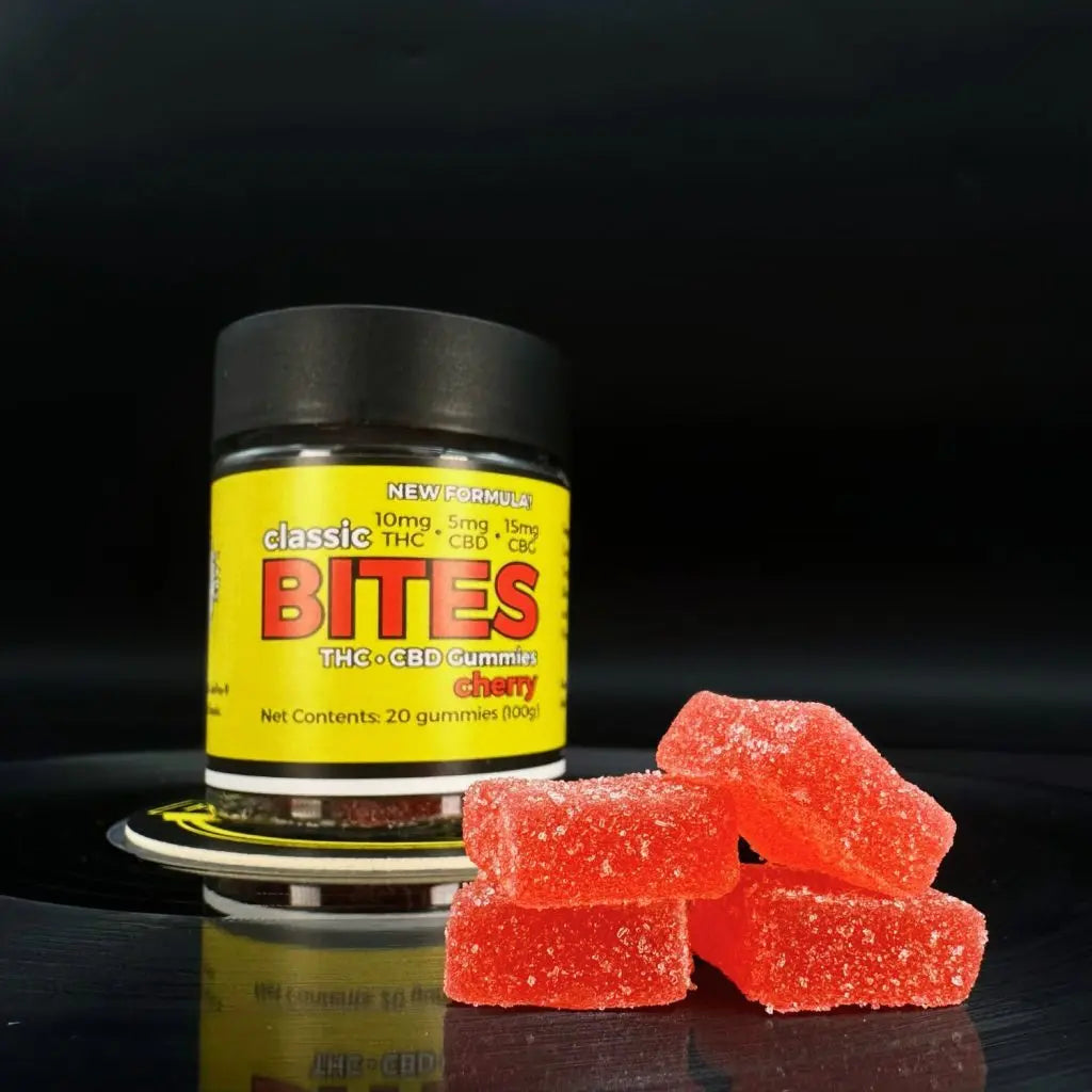 Cherry New Formula Bites Delta 9 Gummies - 10mg (20ct) product image