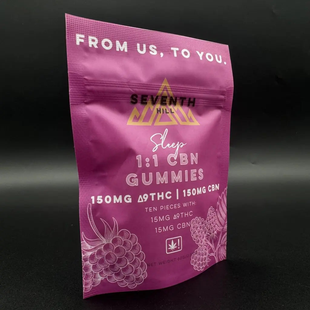 Raspberry Delta 9 Gummies - 15mg, Indica (10ct) product image
