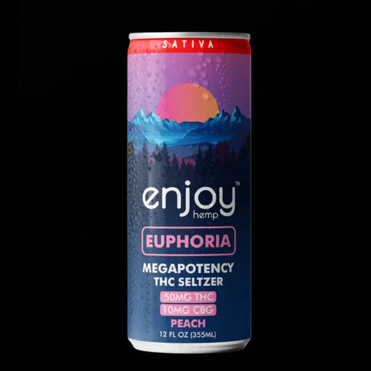 Peach Megapotency THC Seltzer 50mg (Sativa)