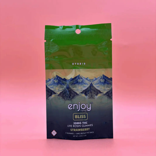 Strawberry Live Rosin Grab 'n' Go Delta 9 Gummies - 15mg, Hybrid (2ct) product image