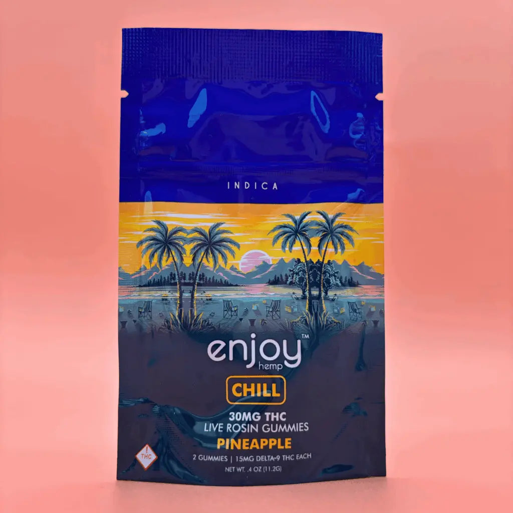 Pineapple Live Rosin Grab 'n' Go Delta 9 Gummies - 15mg, Indica (2ct) product image