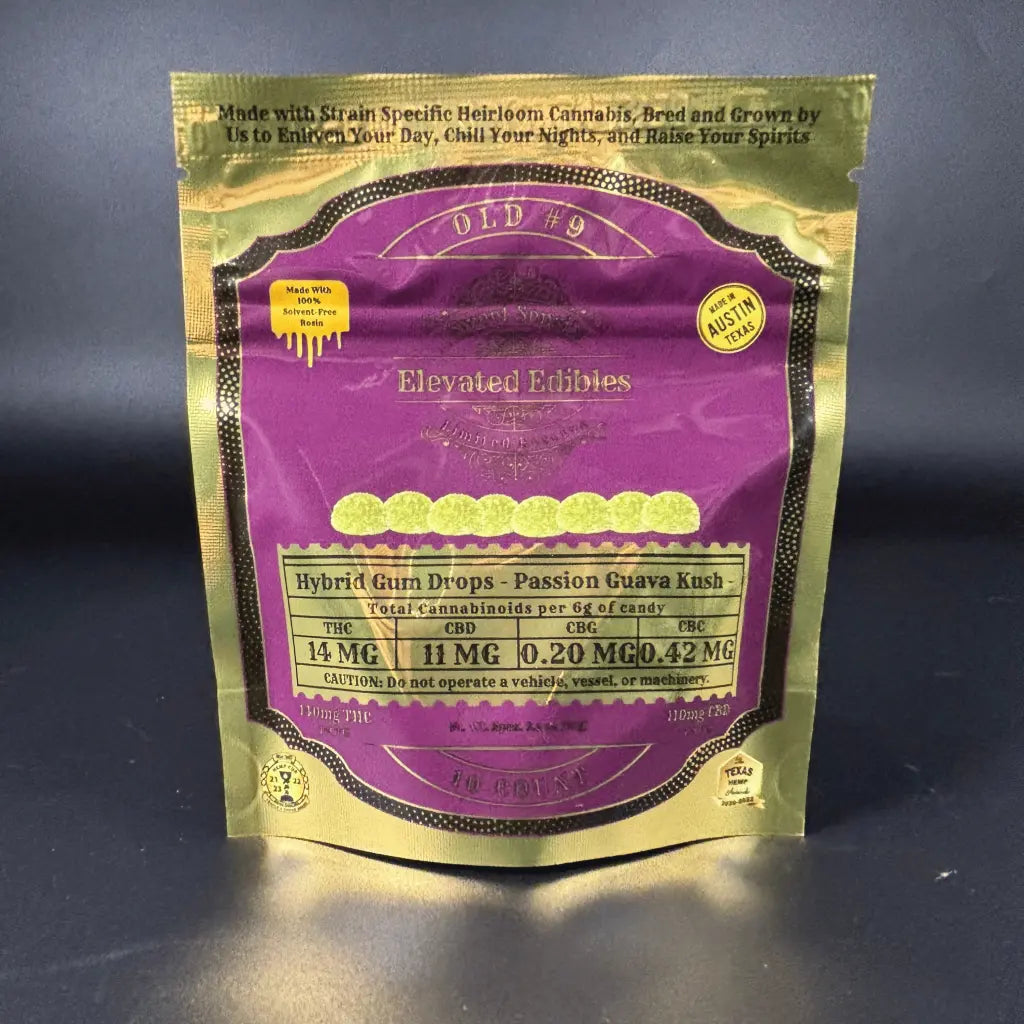 Passion Guava Kush Delta 9 Gummies - 14mg, Hybrid (10ct) product image