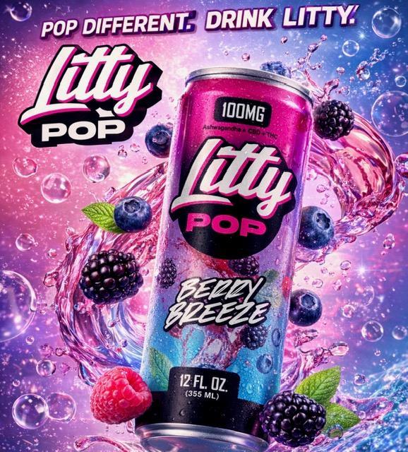 Litty Pop - THC Seltzer (100MG)