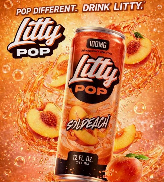 Litty Pop - THC Seltzer (100MG)