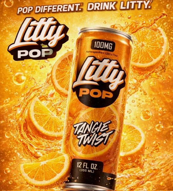 Litty Pop - THC Seltzer (100MG)