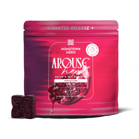 Pomegranate Her Arouse Delta 9 Gummies - 5mg (8ct) product image