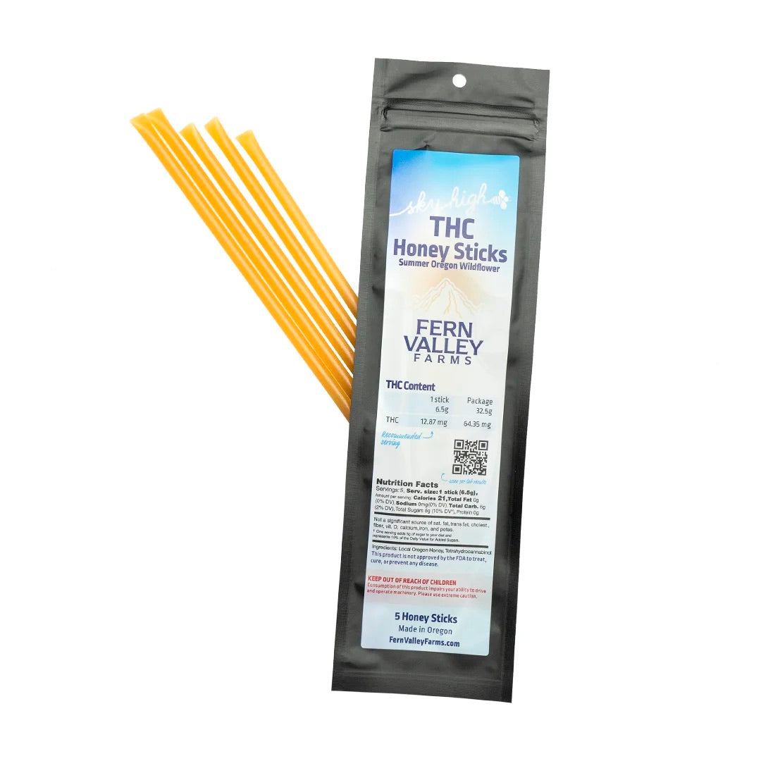THC Honey Sticks – 12.87mg THC per Stick